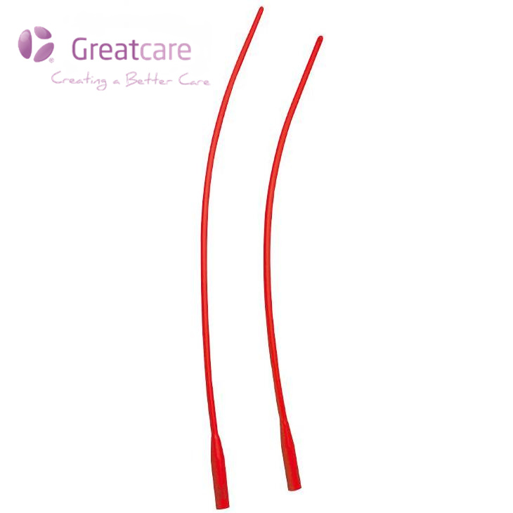 Red Rubber Catheter